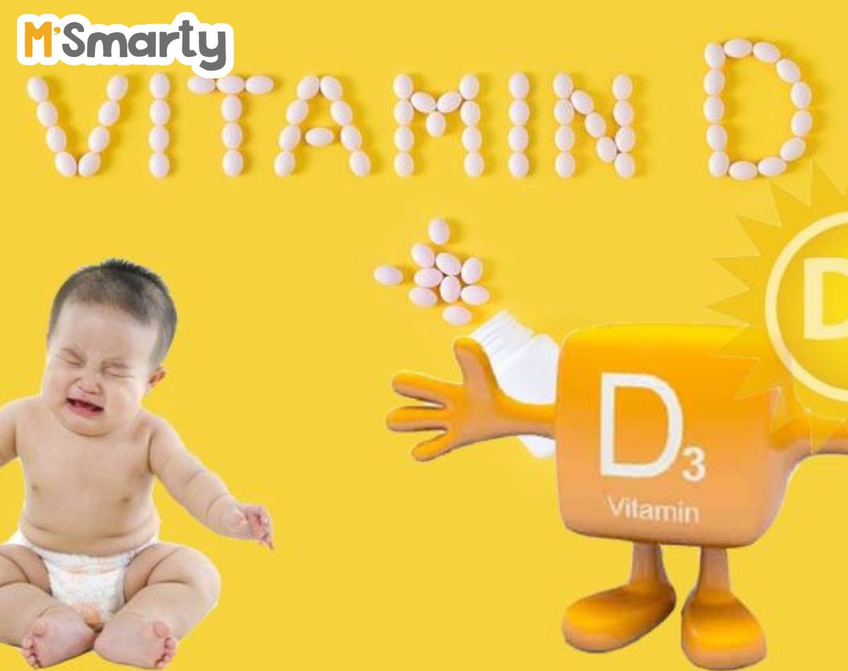 Dấu hiệu nhận biết thiếu vitamin D3 ở trẻ sơ sinh